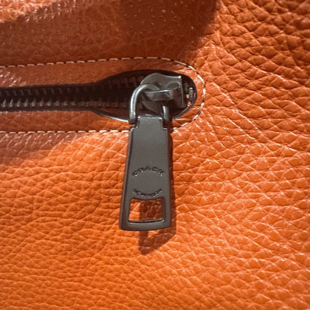 COACH Jules Hobo Sunset‎ Pebble Leather Snake Embossed Straps Purse C1571 - Picture 16 of 16